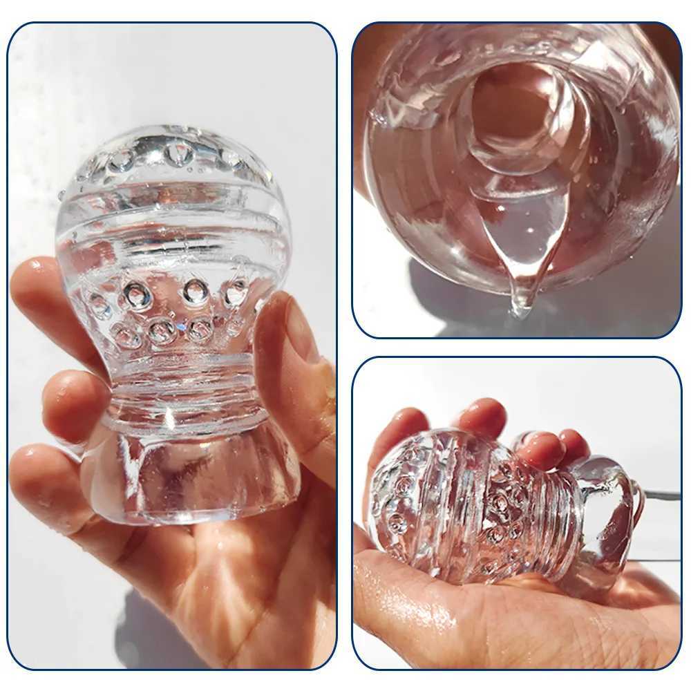 TPE Male Masturbator Cup Deep Throat Blow Job Erotic Realistic Vagina Oral Mouth Sex Toys For Men Adult Sex ShopXJ250113