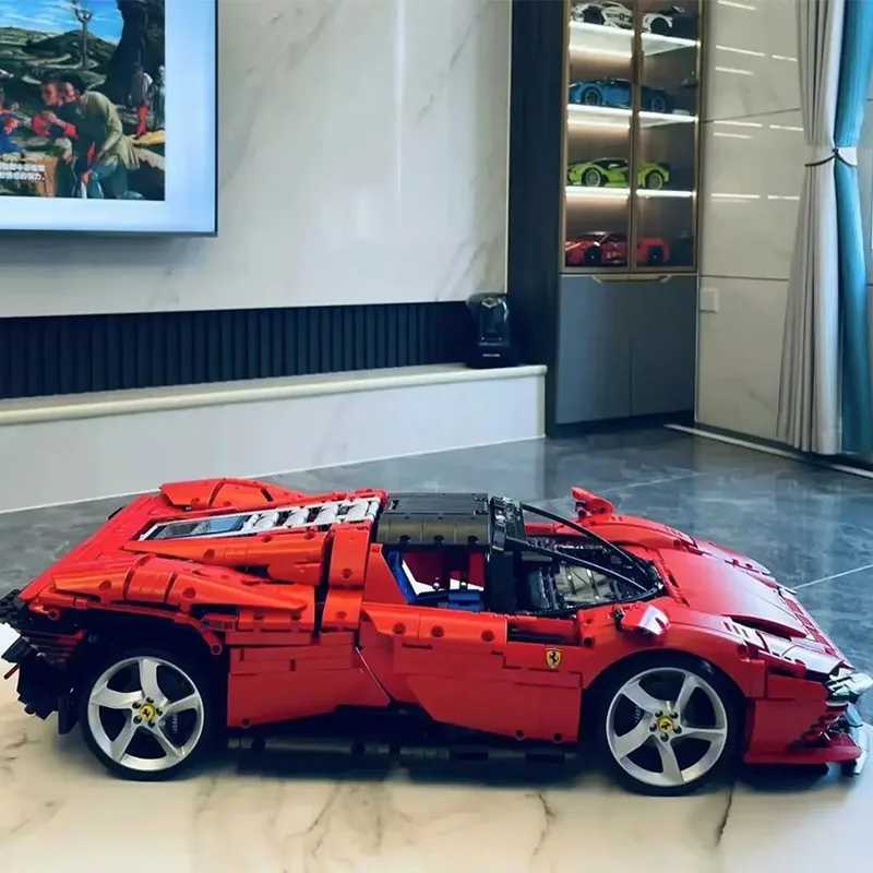 3778PCS New Ci Technical Compatible Daytona SP3 Supercar MOC Building Blocks Car Model Bricks for Adult kids Christmas giftsXJ250113