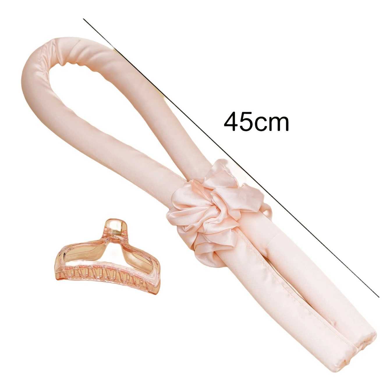 Heat free Curling Rod Headband Lazy Natural Soft Wave DIY Curling Rod Curling Strip Clip Salon Styling Tool W250113