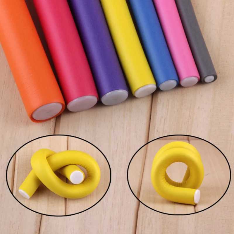 10 pieces of flexible curling stick curler Soft foam curling curl W250113