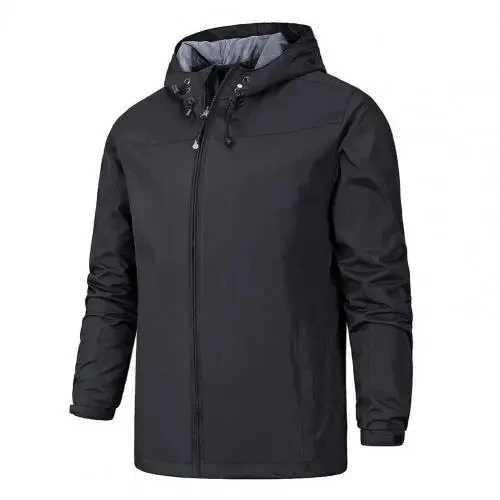 Durable Zipper Mens Long Sleeve Jacket Warm Hiking Jacket Outdoor Jacket X250113