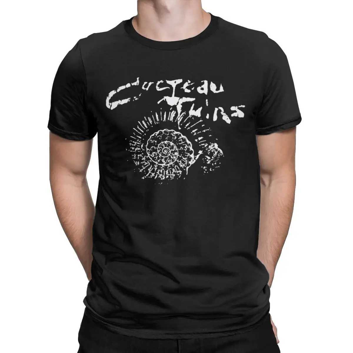 Men Cocteau Twins Wave T Shirts Cotton Clothes Leisure Short Sleeve Round Collar Tee Shirt Printed T-Shirt X250113