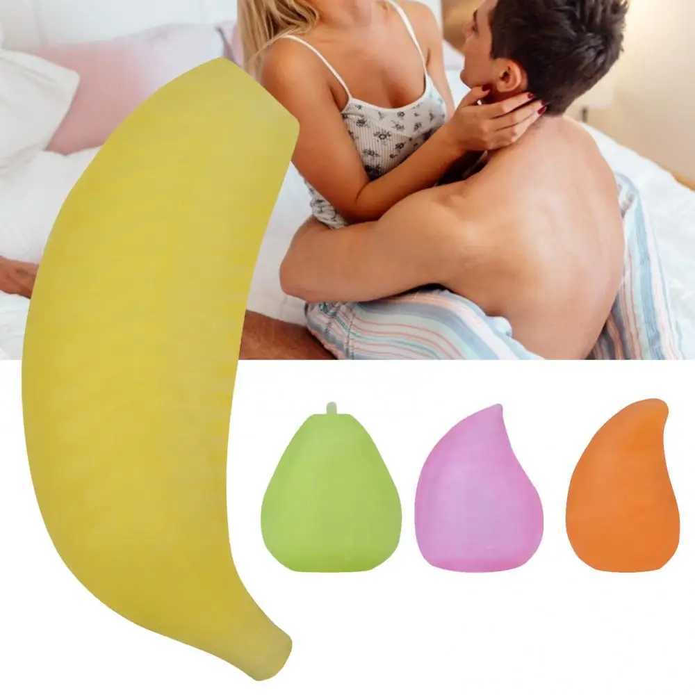 Massage Cup Fruit Shape Stimulator Portable Masturbator TPE Adults Sex Toy for Men MassagerXJ250113
