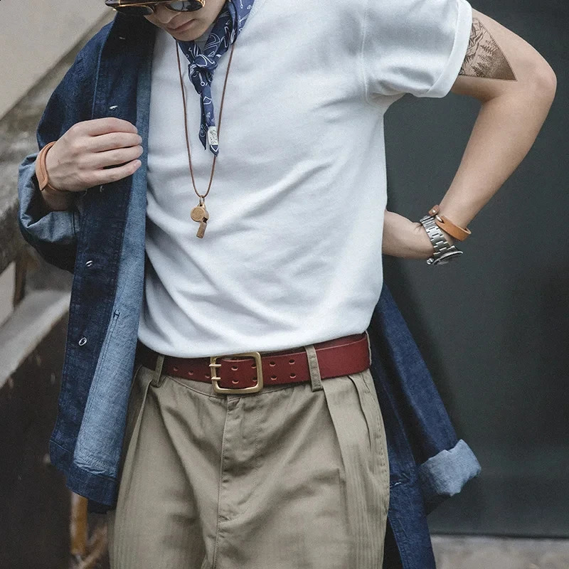 Maden Summer Solid 300g Cotton Tshirts Men Unisex Oversized T Shirts Short Sleeve Heavyweight Harajuku Plain White Tees 250113