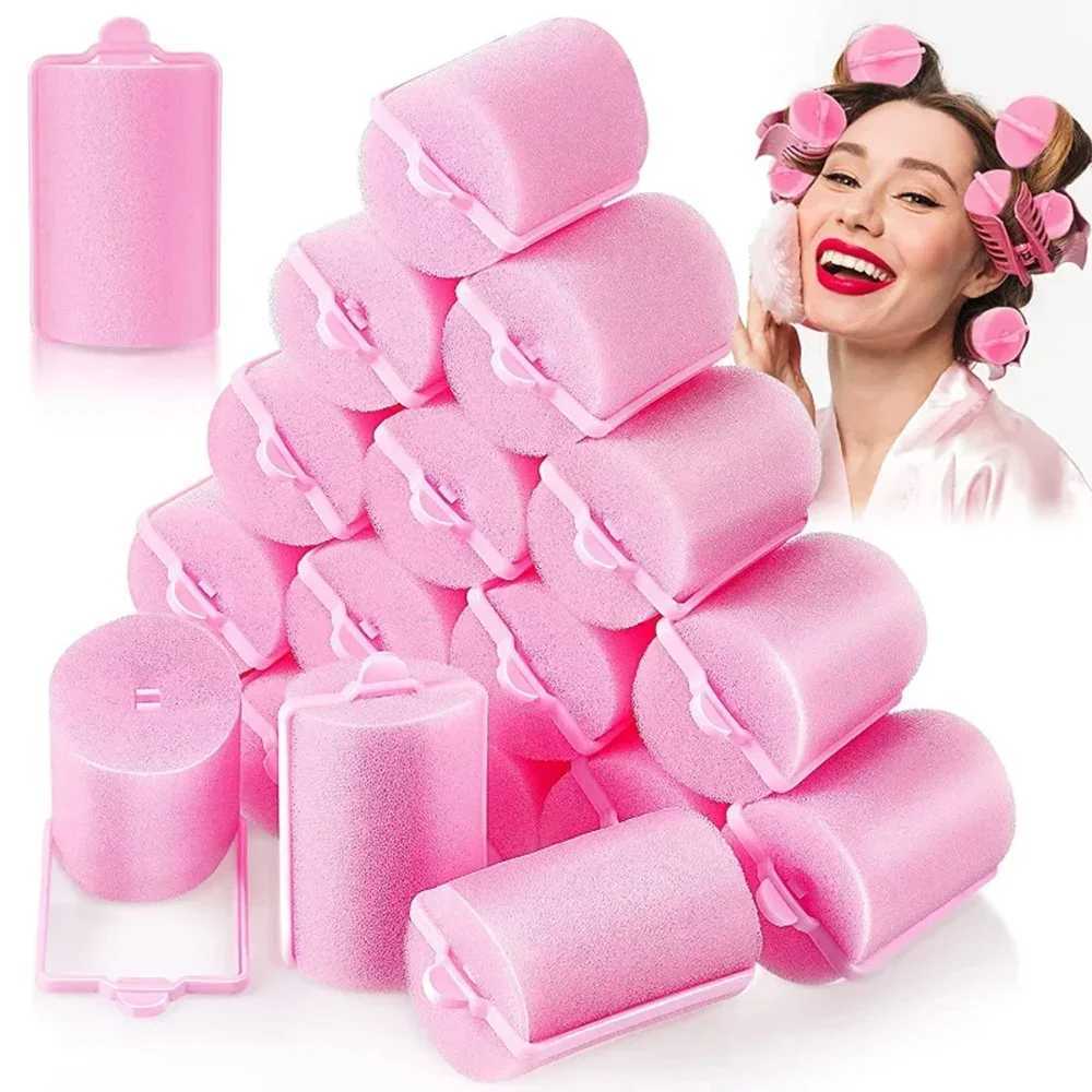10 pieces of soft sponge foam hair roller sleep curler DIY family hair tools hair salon W250113