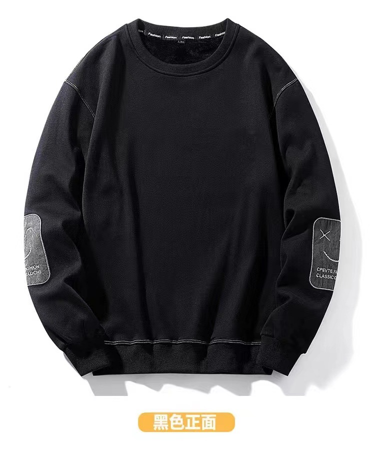 L01121 Round neck sweatshirt for men autumn loose casual all-match pullover sweatshirt