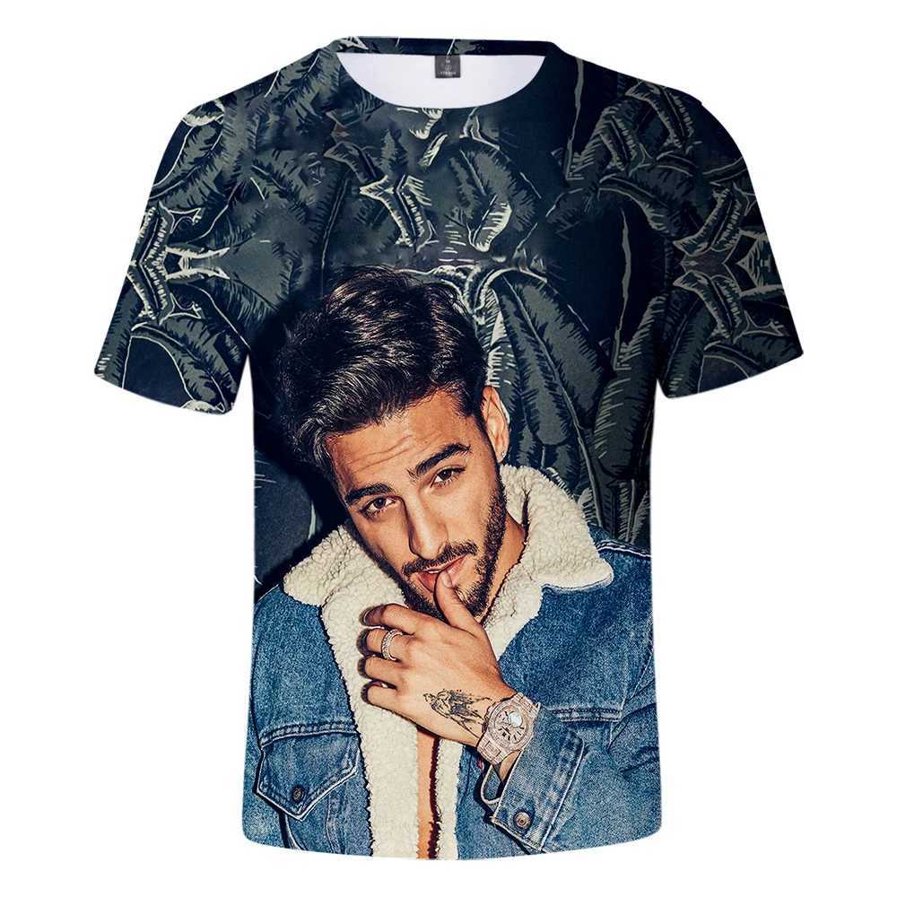 Men Women Rapper Maluma 3D Print T-shirt Comfortable Popular Maluma Oversized T-shirt Casual Fashion T Shirts Oversized X250113