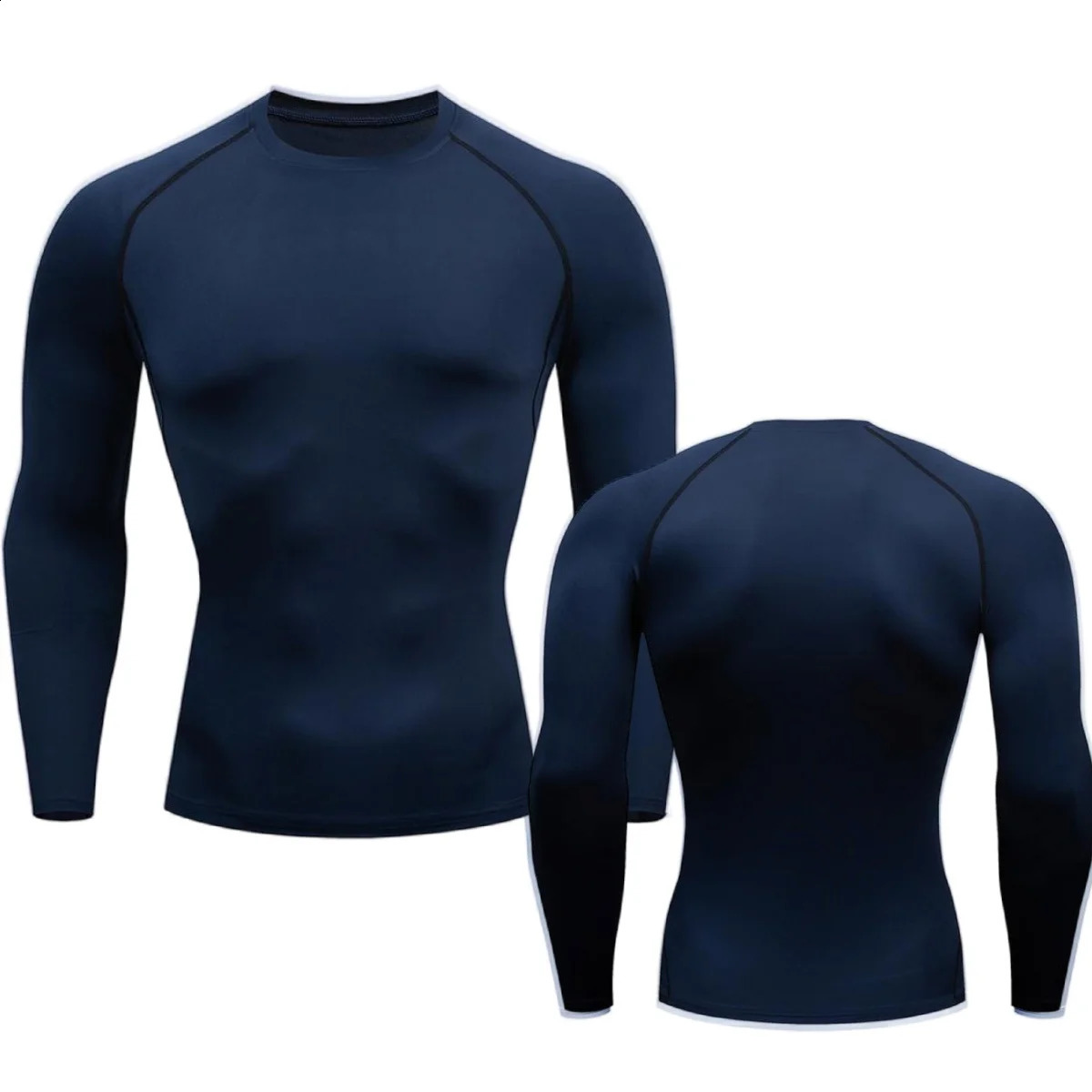 Mens Sport Compression Sweatshirt Gym Tight Running Tops for Fitness Tshirt Muscle Training Clothes Jogging Rashguard Dry Fit 250113