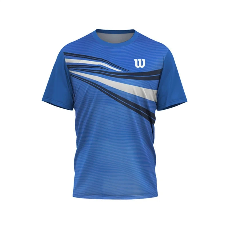 Badminton T Shirt For Men Table Tennis Sports Outdoor Run Fitness Short Sleeve Oversized Tops Summer Casual Oneck Quick Dry Tee 250113