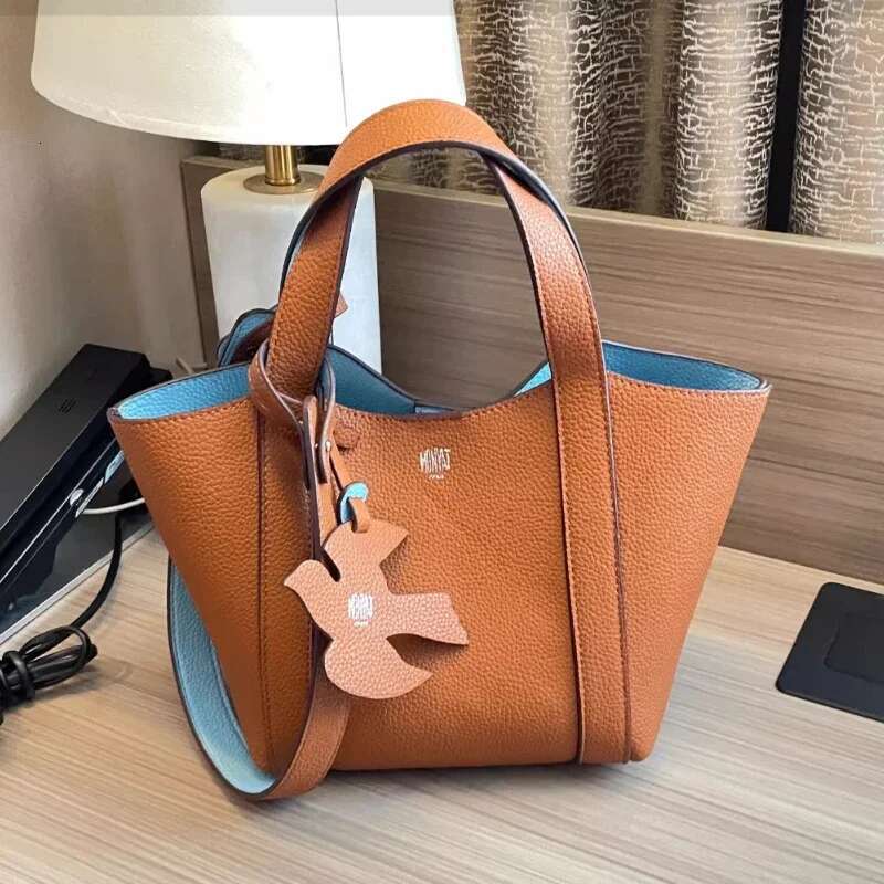 Designer Tote Women New High Quality Faux Grained Leather Crossbody With Inner Pocket Trend Casual Shoulder Bag