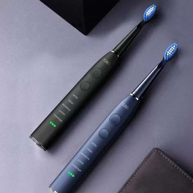 Seago Electric Sonic Toothbrush USB Charge Rechargeable Adult Waterproof Electronic Tooth Brushes Replacement Heads Gift