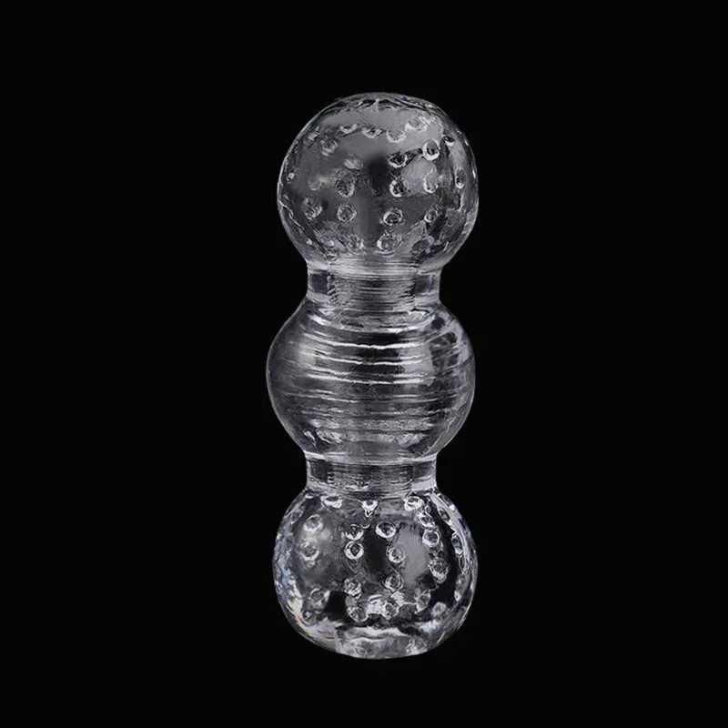 Transparent Male Masturbator Cup Pussy Vaginal for Men 18 Penis Pump Glans Sucking Delay Exerciser Sex Toys Adult Product EroticXJ250113
