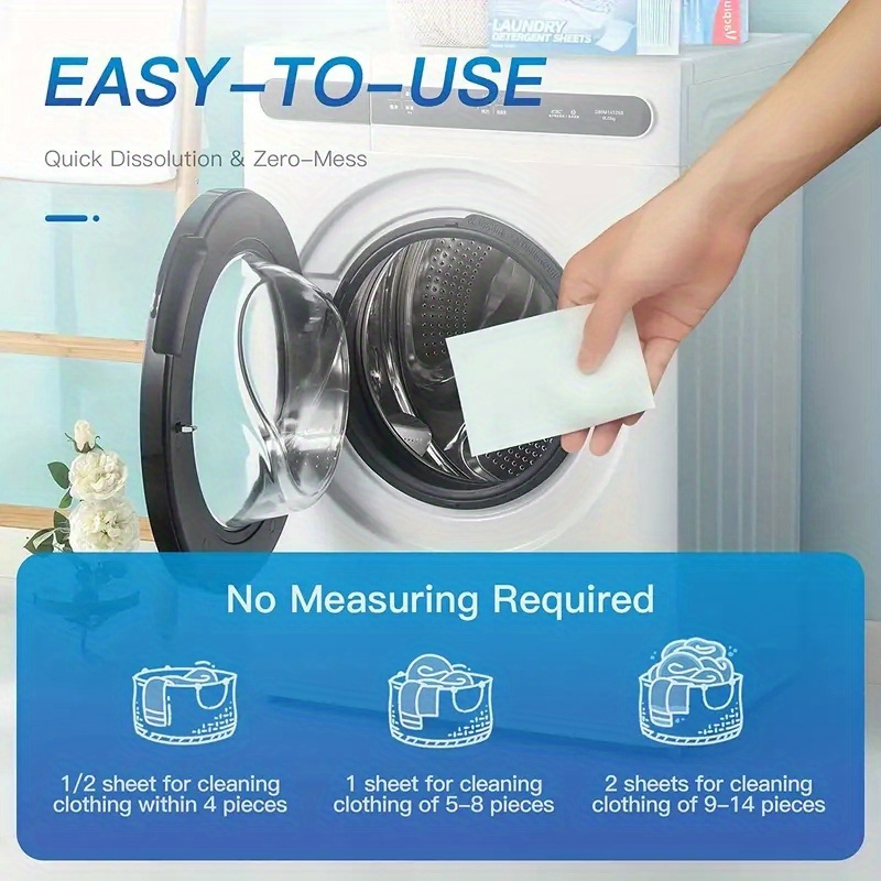 90pcs Portable Laundry Sheet Fruit Crystal Laundry Bubble Paper Cleaning Sheet Strong Decontamination Scent Lasting Random color
