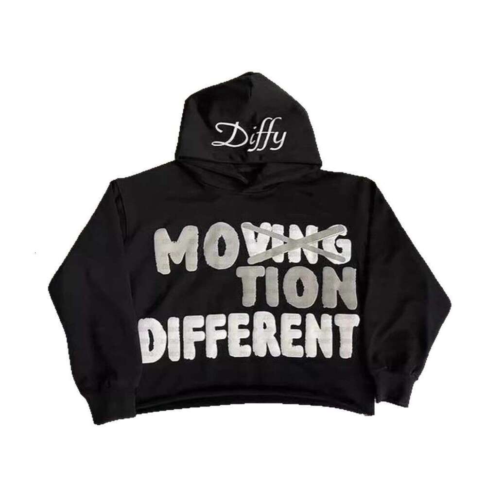 New Fashion Brand American Street Hip Hop Letter Printed Men's Sweatshirt Sportswear Hoodie