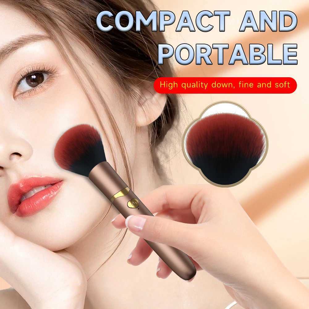 2 In 1 Portable Makeup Brush Rechargeable Electric Foundation Brush for Liquid Creams and Foundations W250605