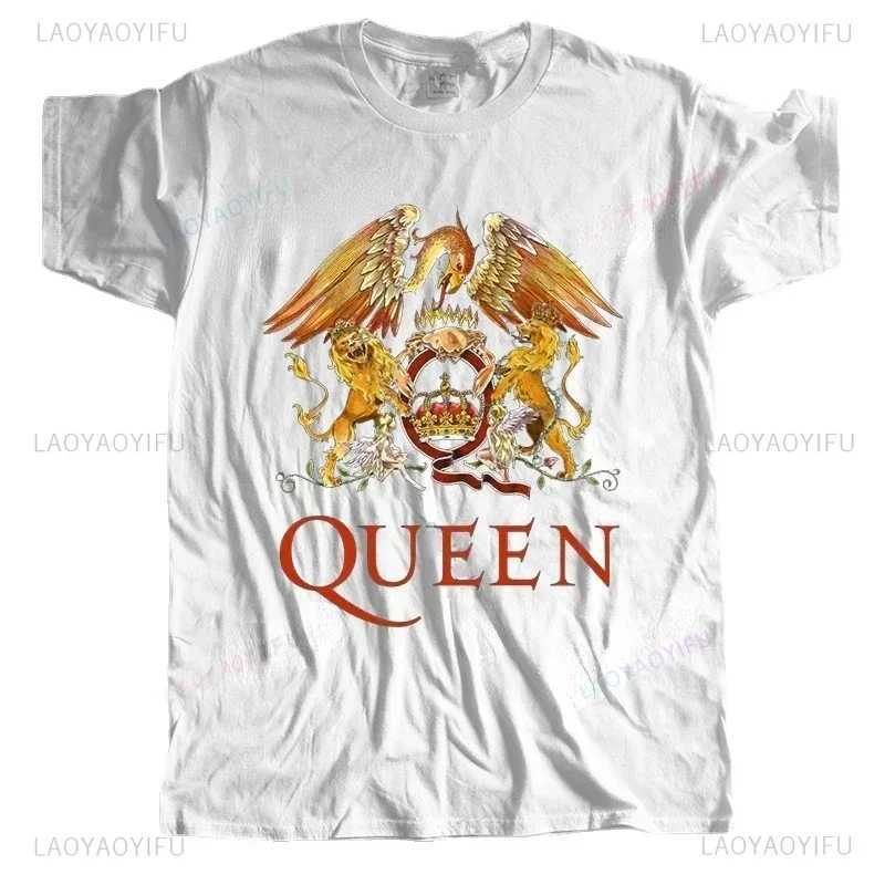 Fashion Brand Queen T Shirts Mens Loose Homme T Shirt Summer Women T-shirt Queen Rock Band Sweatshirts Soft Comfortable X250113