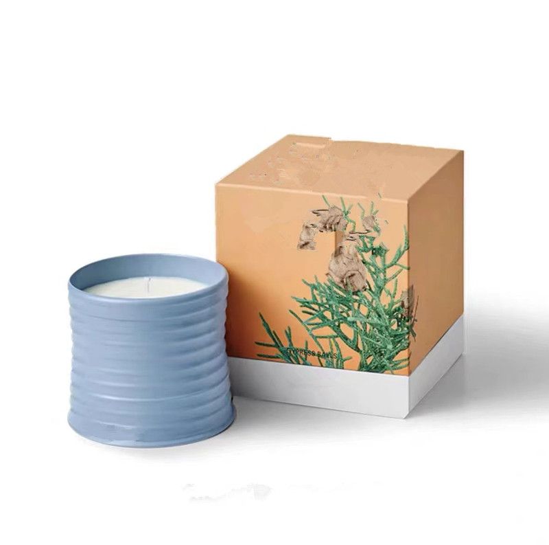 Scented Candle Brand Scented candle 170g Cypress Balls IVY OREGANO Natural Plant Essential Oil Smokeless Fragrance Hand Gift French Scented Candle Inc