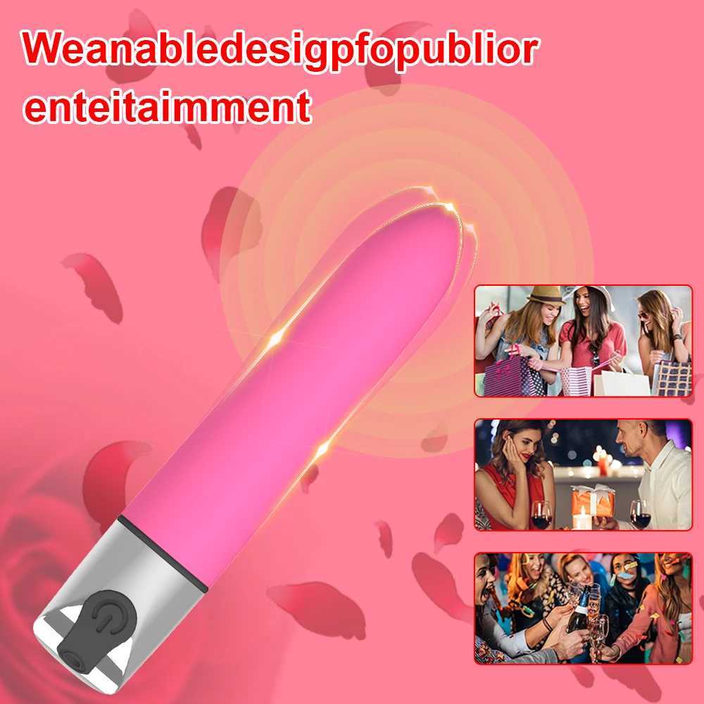 Powerful G Spot Mini Bullet Vibration Vibrator Vaginal Clitoral Stimulator Fake Penis Charging Masturbation Adult Sex Toy W250319