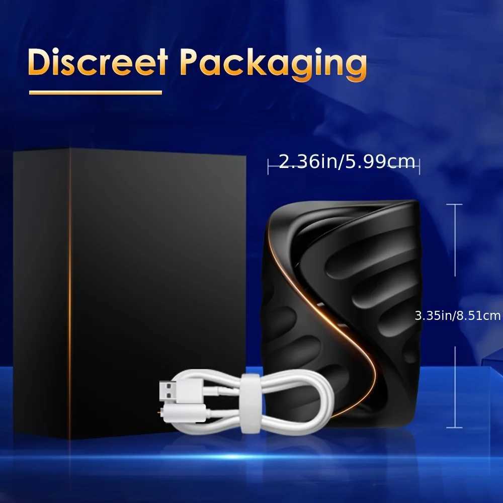 Male Masturbator Penis Training Glans Stimulator Vibrator with APP Control Delay Cock Ring Glans for MenXJ250113