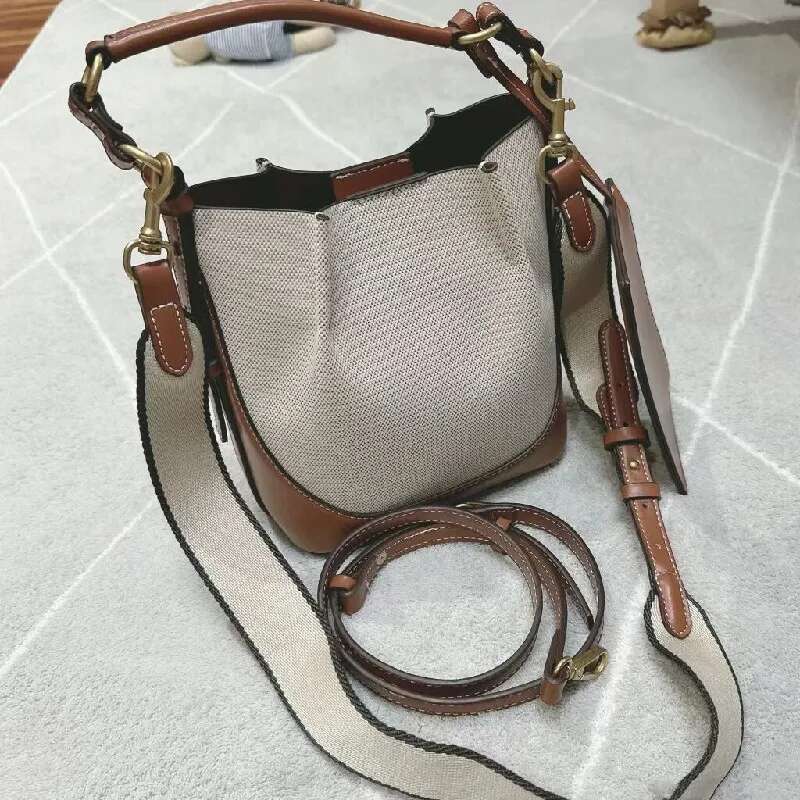 New Fashion Large Capacity Bucket Handbags For Women Shoulder Bags Female Crossbody Bag PU Totes With Wallet