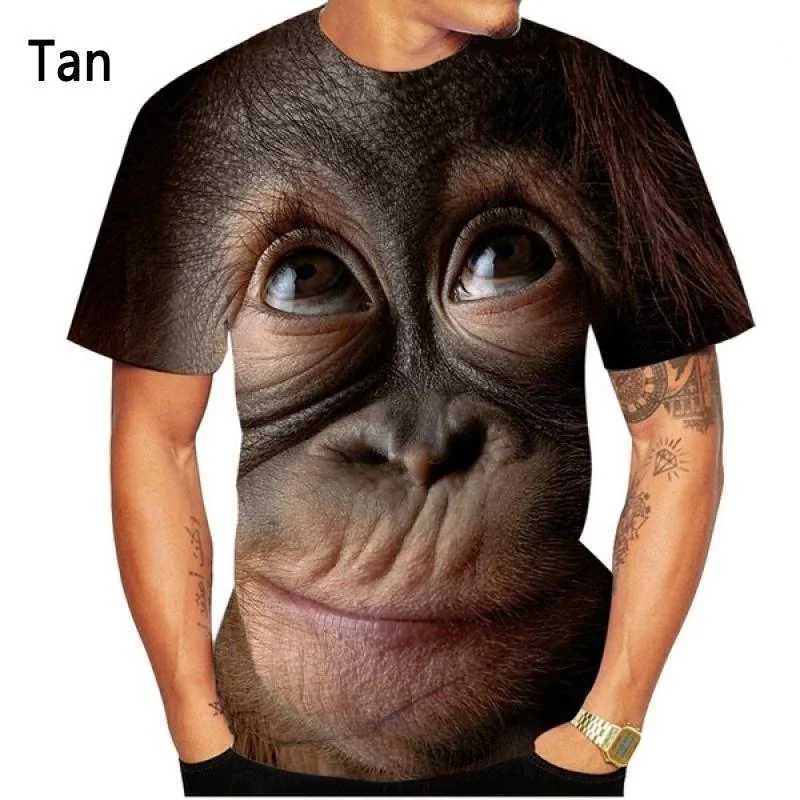 New Fashion Gorilla/Monkey 3D Printed T-shirt Fun Summer Casual Short Sleeve Gorilla Shirt Top for Men and Women X2501138