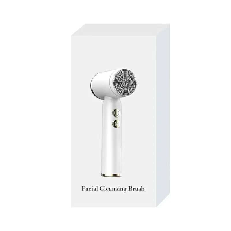 6-In-1 Electric Facial Cleanser Scrub Silicone 3-Speed Cleansing Brush For Acne Blackhead Pore Cleaning Home Beauty DeviceXJ250113