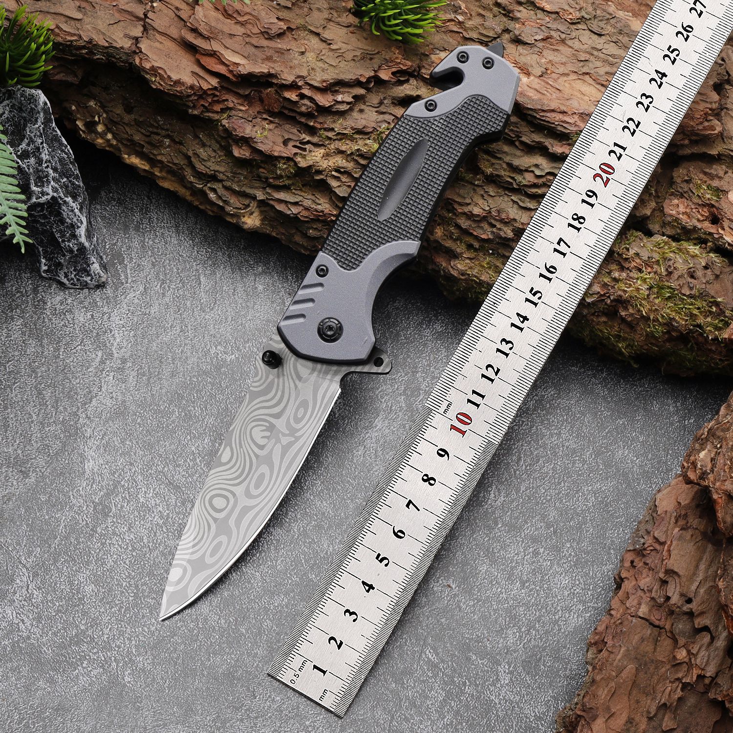 outdoor camping folding knife portable multifunctional hunting knife