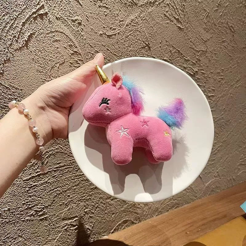 Colorful Mini Unicorn Cartoon Pet Toy for Interactive Teeth Grinding & Cleaning