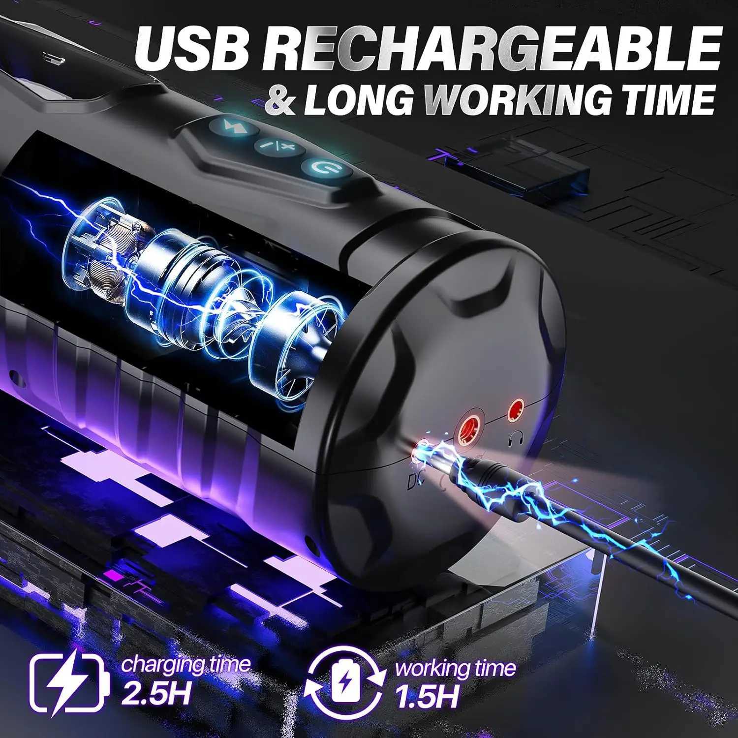 Vagina Masturbation Cup Sex Toys Masturbator Electric Automatic Shaking Sucking Sexy Groans Male Masturbator Pussy Adult ToolsXJ250113