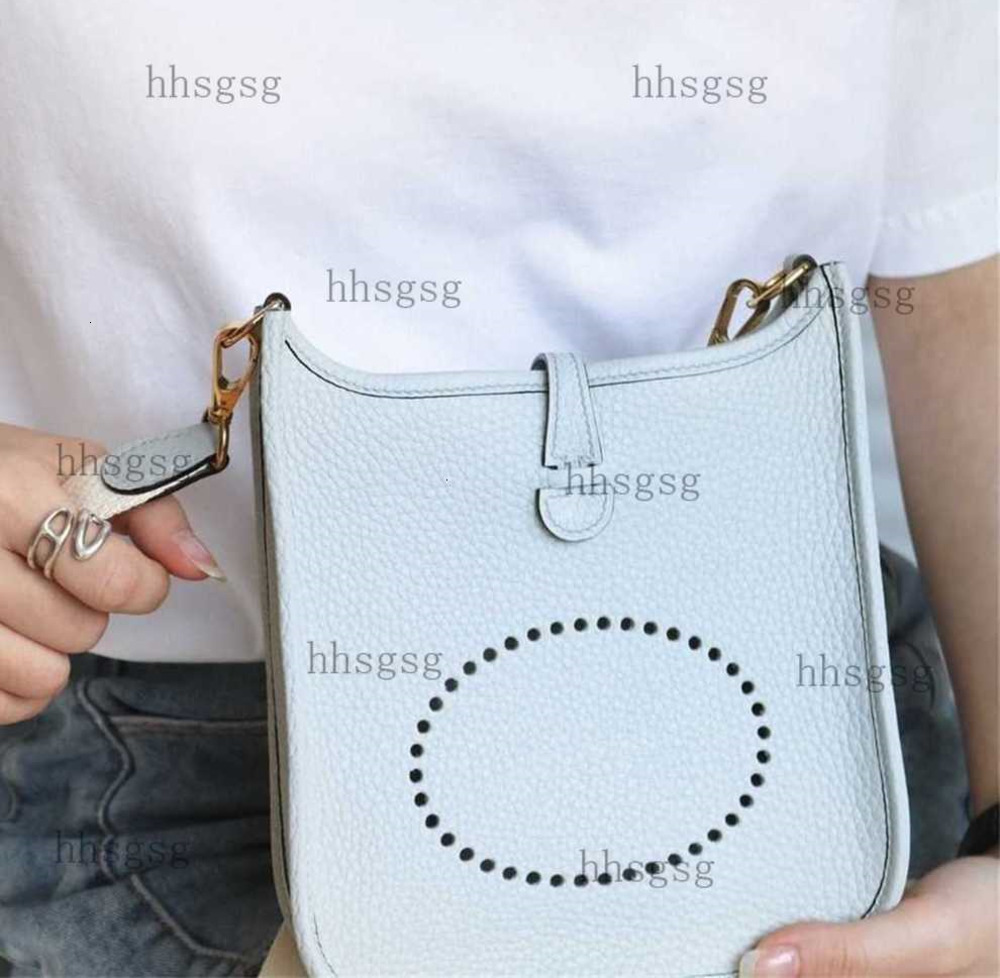 designer bag Tote genuine leather New Handmade Wax Thread Evelyn Mini Genuine Leather Handsewn Small Single Shoulder Handheld Womens Versatiles