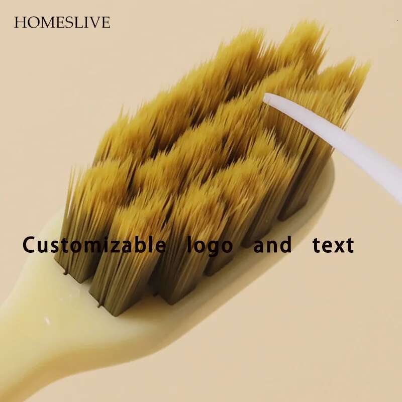 Homeslive 50pcs Toothbrush Can Be Customized Text Name Care Accessories Tooth Whitening Instrument Tongue Scrape