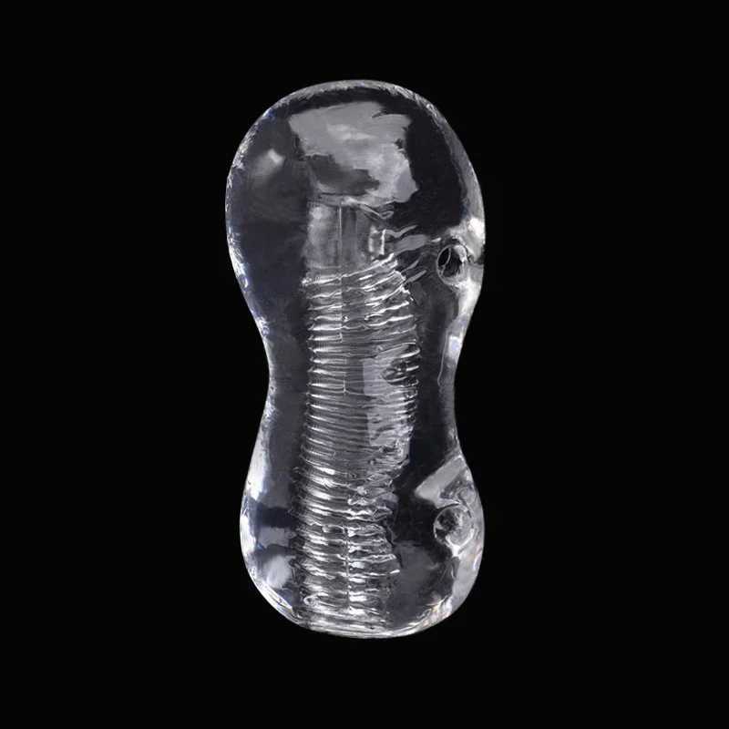 Transparent Male Masturbator Cup Pussy Vaginal for Men 18 Penis Pump Glans Sucking Delay Exerciser Sex Toys Adult Product EroticXJ250113