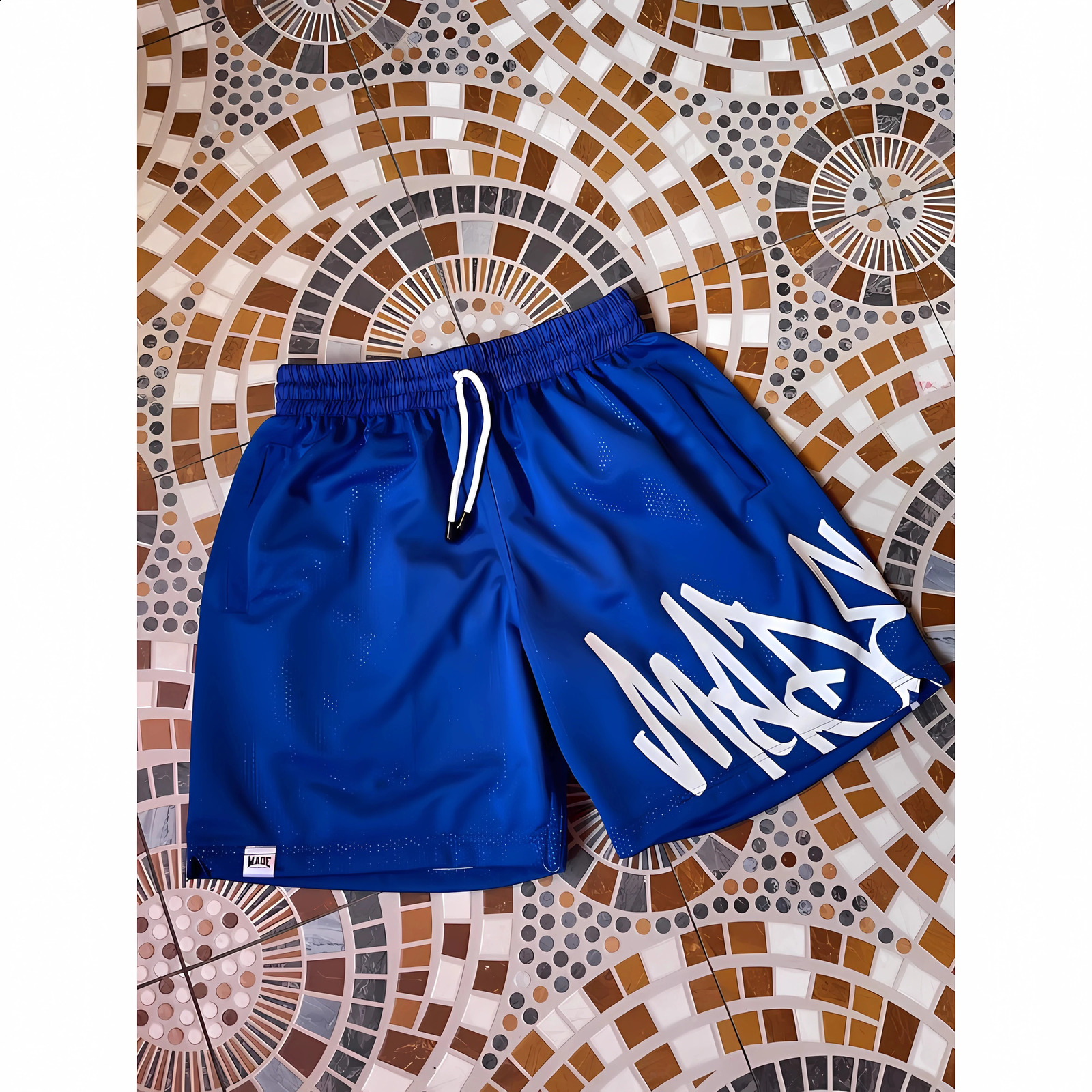 Mesh breathable mens shorts basketball running quick drying digital printed fashion summer 250109