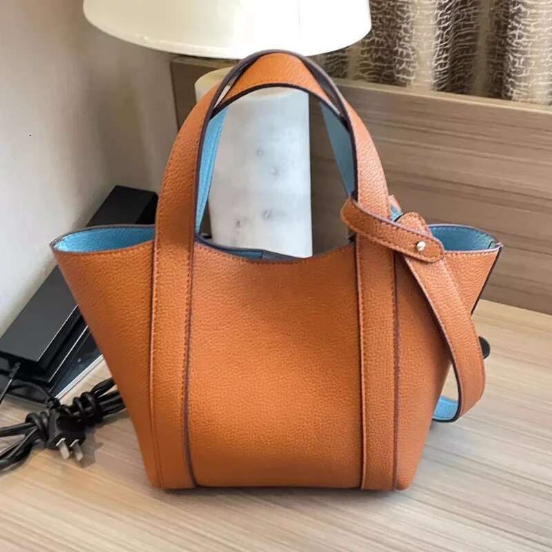 Designer Tote Women New High Quality Faux Grained Leather Crossbody With Inner Pocket Trend Casual Shoulder Bag