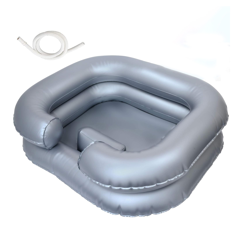 Inflatable Shampoo Basin - Portable Shampoo Bowl, Hair Wash Tub for Dreadlocks and at Home Sink Washing