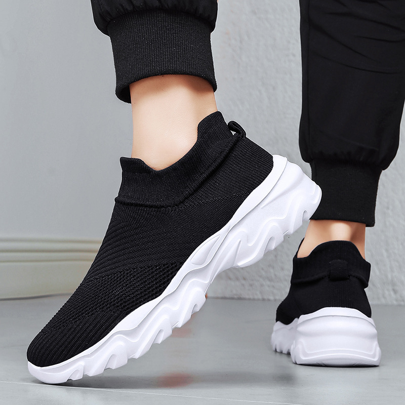 Casual Shoes for Men Women EVA Mesh Slip-on Shoes Lightweight Breathable Big Size Sneakers