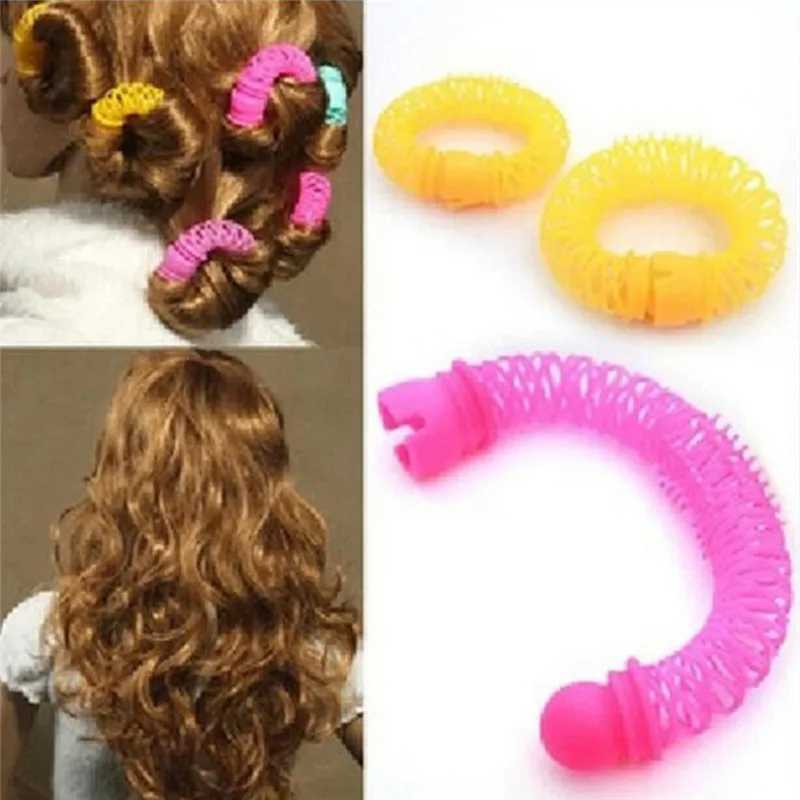 8 Magic Curlers Spiral Curlers Doughnuts Curling Styling DIY Tools Hair Accessories W250113