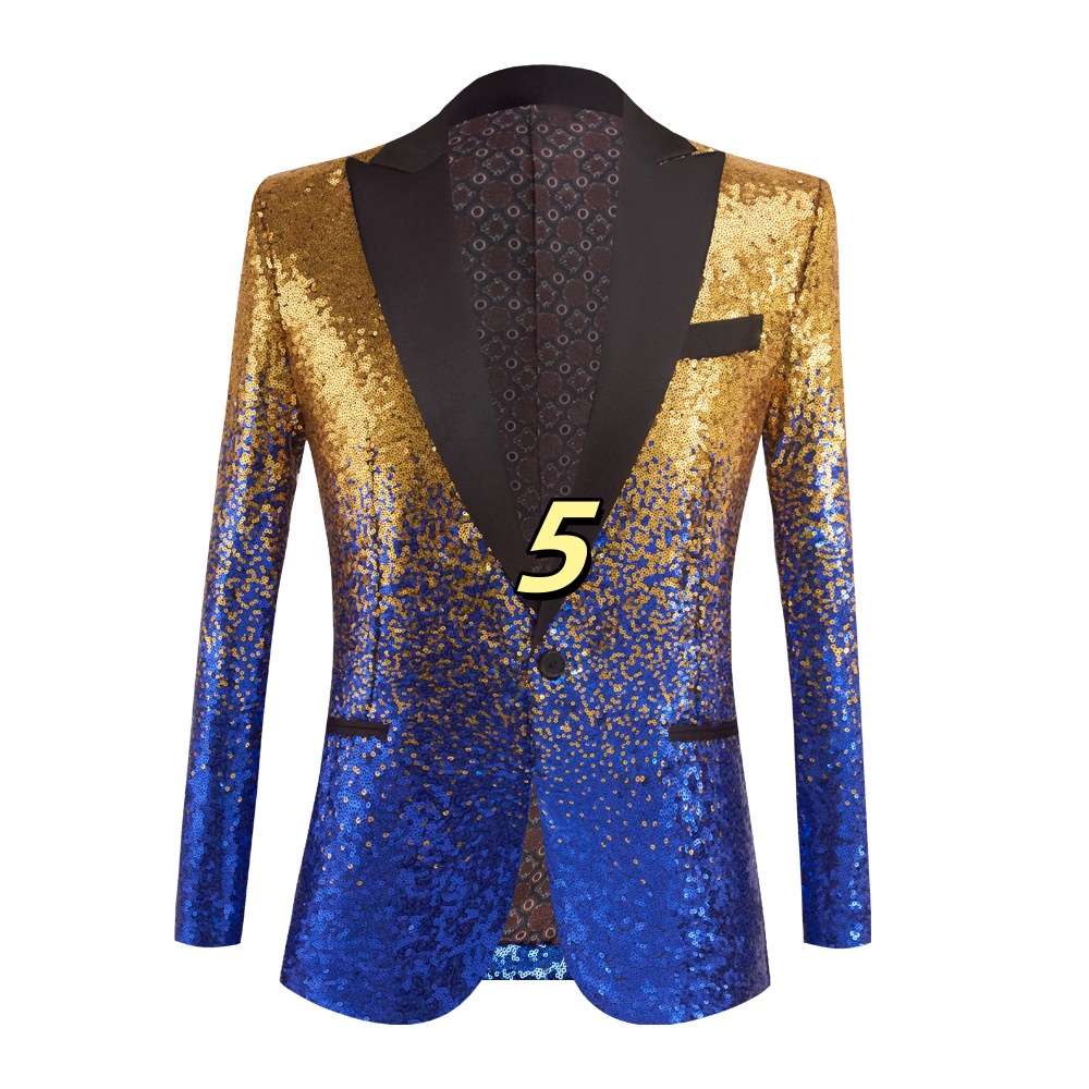 Men's k1365 Long Sleeve Business Suit Jacket - Stylish Office Wear