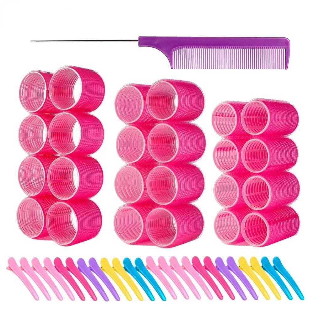 S/M/L Curler Self Holder Self Adhesive Air Rod Curler Comb DIY Curling Tool W250113