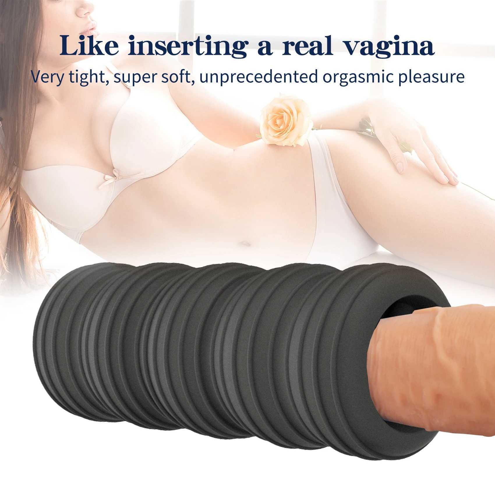 Male Masturbator Cup Soft Pussy Sex Toys for Men Vagina Vacuum Pocket Adult Endurance Exercise Sex Products Vacuum Pocket CupXJ250227