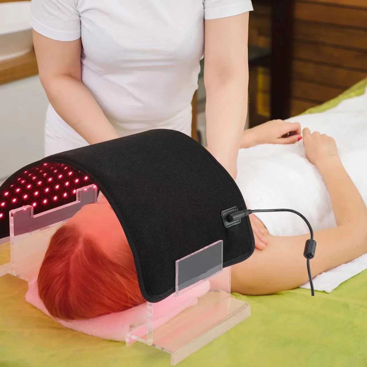 Red Infrared Light Therapy Pad LED Beauty Devices for Face and Body Back Knee Hands Feet Relief Portable 660nm 850nm Heat PadXJ250113
