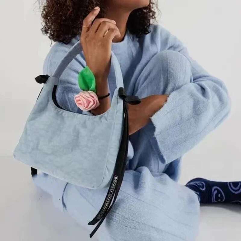 New American Niche Design Baggu Small Bow Portable Armpit Fashionable Casual And Versatile Women's Bag