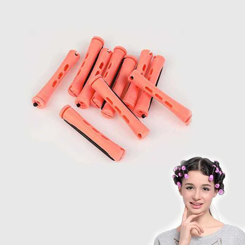 12 pieces/set Perm Rods and Hair Rollers with Cold Wave Rods Womens Long Short Hair Curling Tool W250113