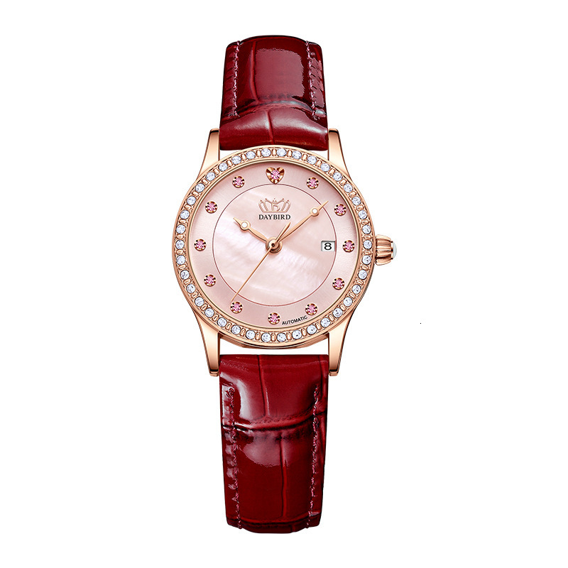Luxury Women's Business Watch with 30MM Dial and Stainless Steel Band