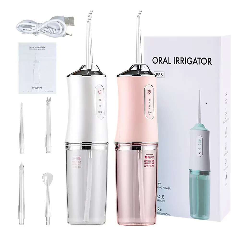 Electric Dental Irrigator Portable Water sser for Removing Tartar Charging Handheld Household Oral Cleaning Device