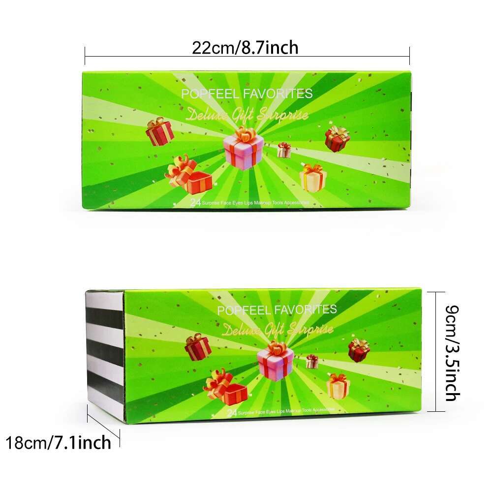 POPFEEL Favorites Surprise Kit Makeup Gift Set for Women, Lipgloss Eyeshadow Foundation Lipstick Blush Primer
