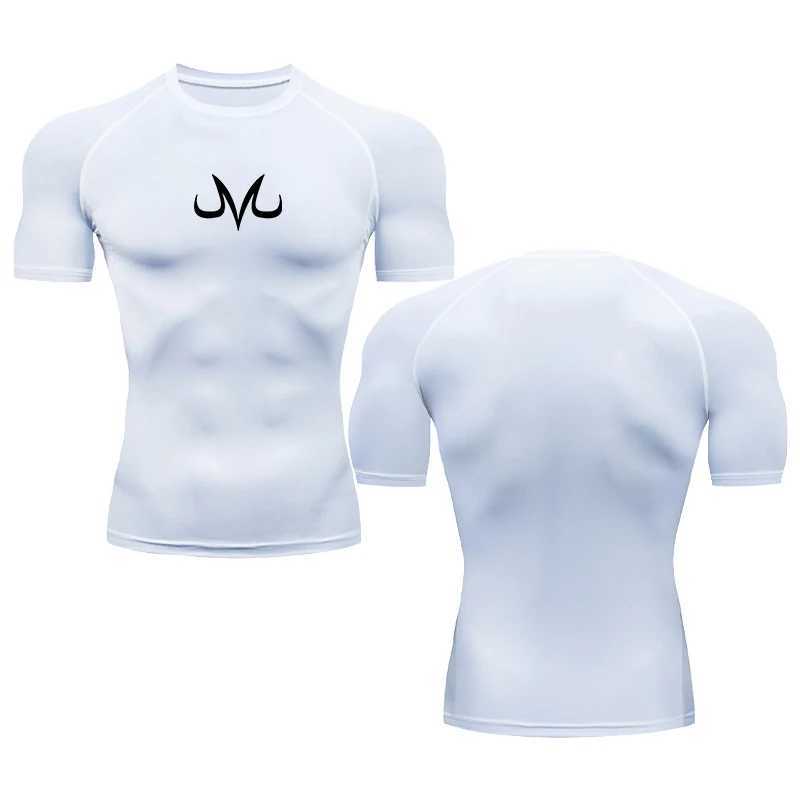 2024 Anime Aesthetic Compression T-shirt Men Fitness Sport Quick Dry TShirts Tight Gym Tops Tee Summer Undershirts Tracksuit X250113