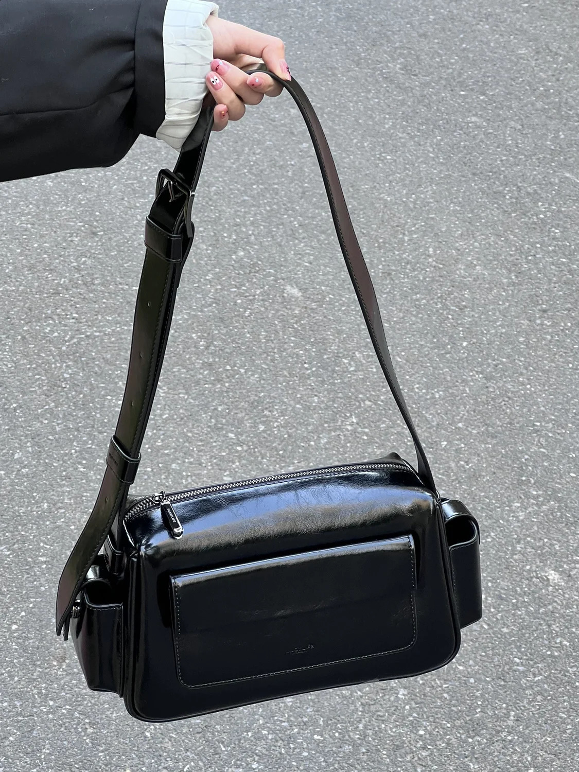 Miyagawa 2023 Sweet Cool Spicy Girl Large Capacity Casual Texture Crossbody Bag Korean Version Boston Bags 250107