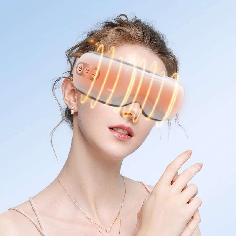 Easevibe massager 3Dflex Airbag Vibration Bluetooth Music Care Instrument Hot Compress Eye Massage Glasses Fatigue Pouch