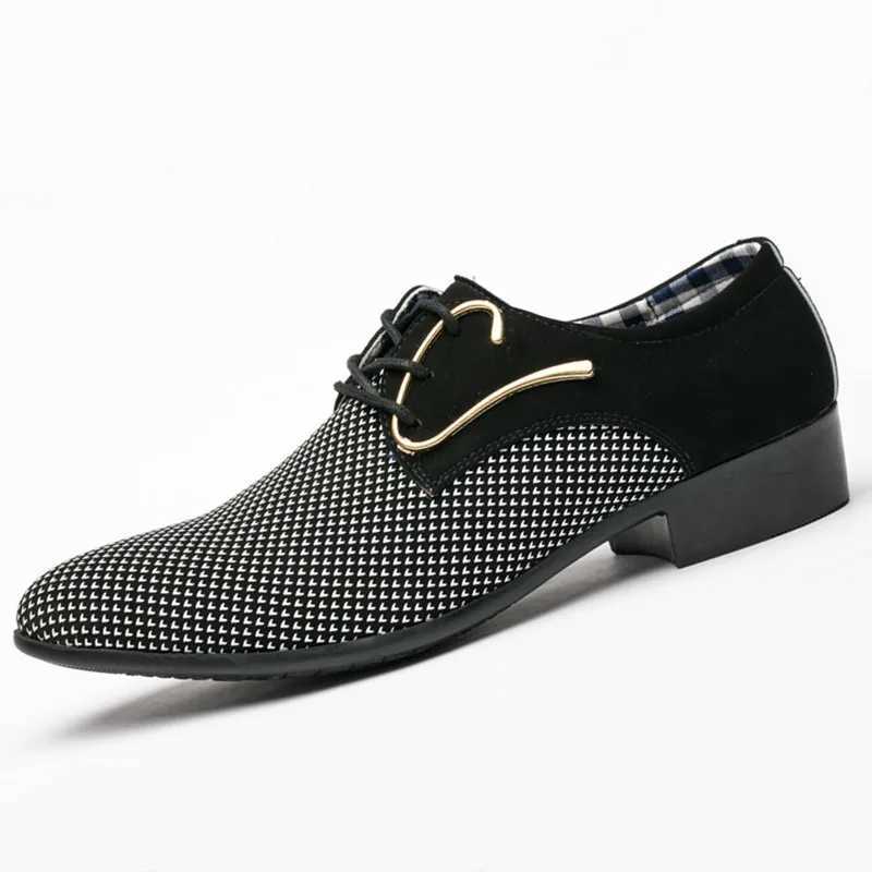 Big size fi Mens brogue shoes wedding Business dress Nighlubs oxfords Breathable Working lace up shoes 2021 newXJ250113